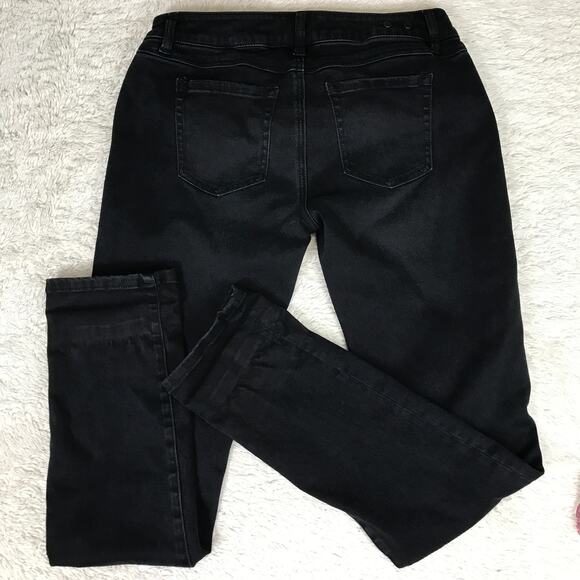 CAbi #3387 Slim Boyfriend Distressed Black Jeans 4 / 27 Capsule Wardrobe Staple - Picture 5 of 10